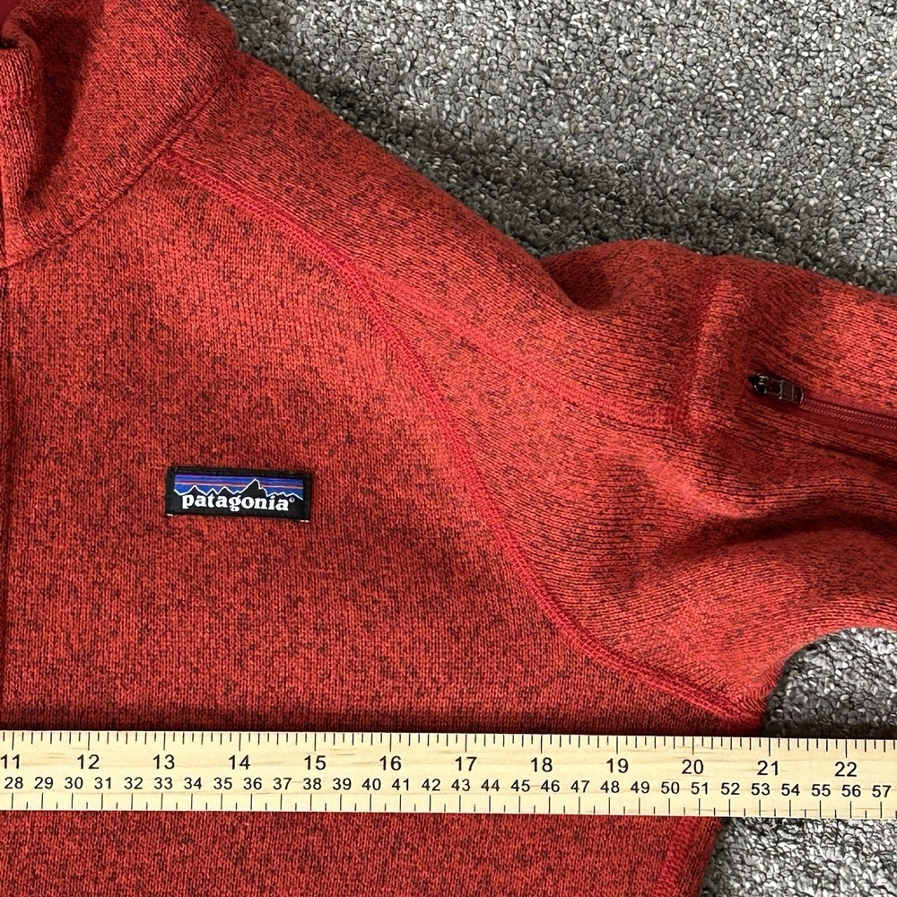 Patagonia Better Sweater Jacket Women's M Full Zip Fleece Red Warm - Picture 8 of 9